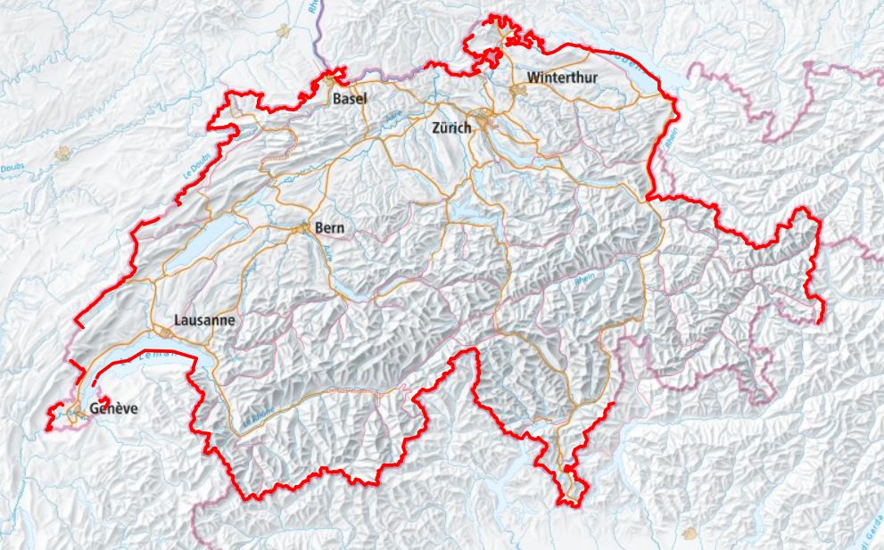 Mappa dei confini antichi