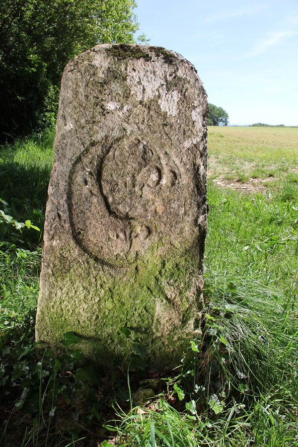 Grenzstein Boncourt Jura JU Frankreich