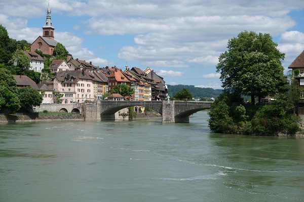 pont frontière Laufenburg Suisse Allemagne